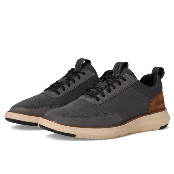 Cole Haan Men's Grand Remix Sneakers, Magnet/British Tan/Oat, 10 - Picture 1 of 1